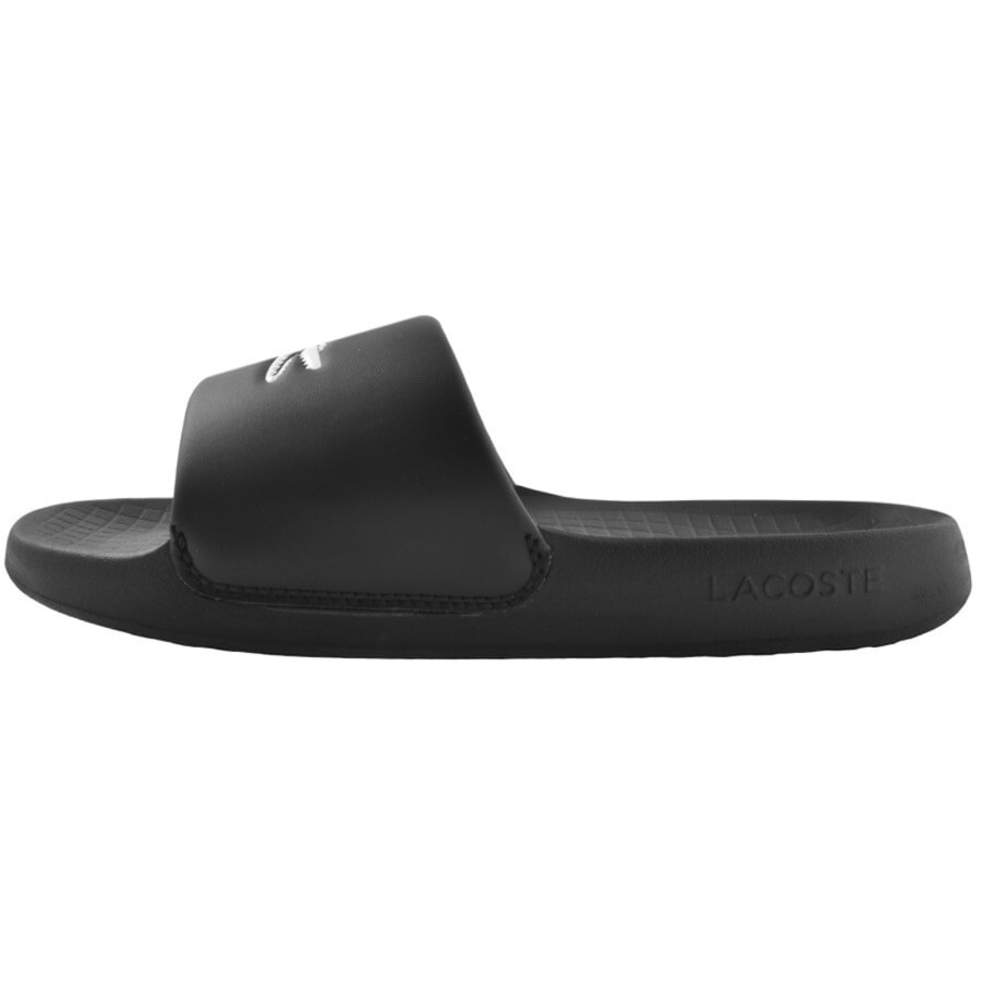 Lacoste Serve 1.0 Sliders Black Mainline Menswear Denmark